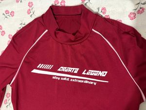 Maroon Long Sleeve Swimsuit