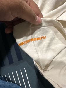 Flying Machine Beige Reimagine Graphic Tee