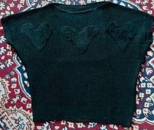 BLACK KNIT TOP 🖤