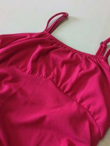 Pink Sleeveless Bodycon Dress