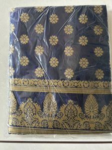 Nevy Blue Silk Kanjeevaram Saree