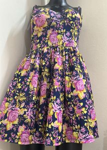 Floral Corset Mini Dress