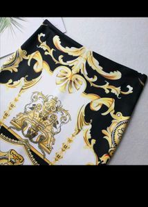 Elegant Patterned pencil Skirt high waist