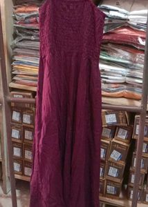 Fancy Wine A Line Dress