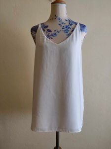 White V-Neck Cami