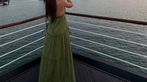 Green Halter Maxi Dress