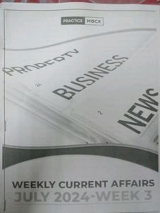 Current Affairs July 2nd,3rd,4th Week