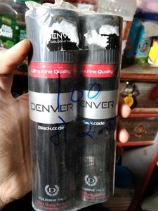 Denever Black.Code Talc Pack Of 2. Original Ultra Fine Quality