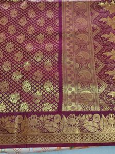 Elegant Maroon Silk Saree