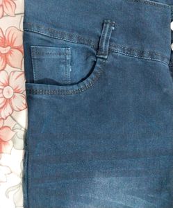 Navy Blue Jeans For Girls+ Random Gift😍🫶🏻
