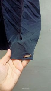 Guess Collared Black Top