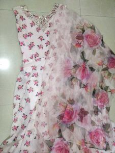 Anarkali With Dupatta