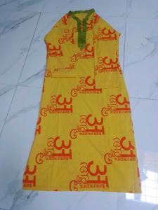 Yellow &amp; Orange Kurta Set