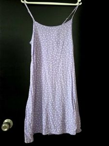 Floral Lavender Slip Dress