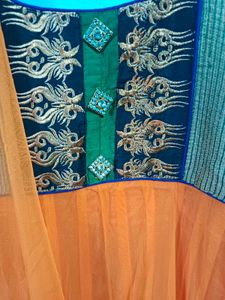 Anarkali Suit With Dupatta &amp; Extra Sleeves