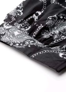 Sangria Black And White Kurta Set
