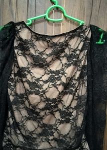 Lace Black Top