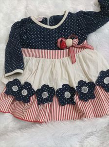 Polka Dot & Striped Baby Dress