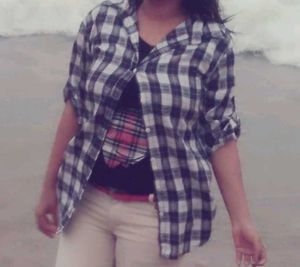 Blue White Shirt