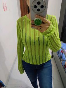 Cute Mesh Top