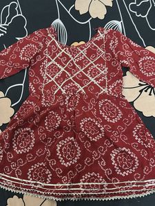 Kurti With Sharara Set For Girls