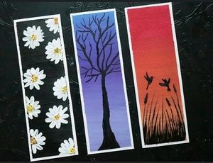 Painted Bookmarks