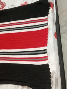 woolen Striped Knit Dress or kurta