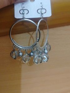 Dangling Hoop Earrings