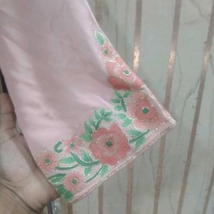Kurti With Hand Embroidery