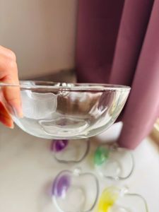 Apple Shaped Glass Bowls