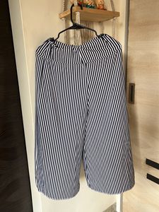 CULOTTES- White N Navy Blue Striped