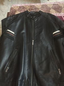 Black Faux Leather Jacket