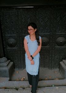 Sleeveless Cotton White Kurti On Sale