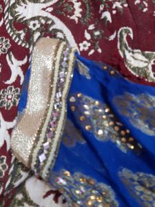 Royal Blue Colour Heavy Diamond Work Suit