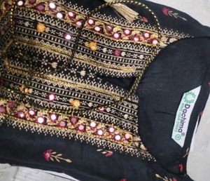 Elegant Black Kurta💞💗