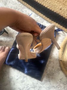 Reformation beige Pink Elegant Heels US 40 UK 7