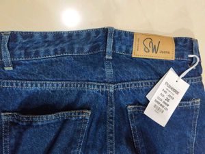 Navy Blue High Waisted Jeans