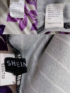 Shein, Round Neck Style- Elegant striped  top