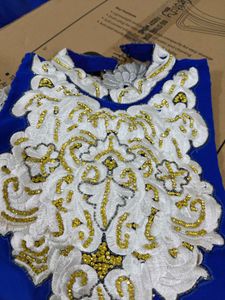 Royal Blue Embellished Kurta