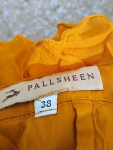 Yellow Embroidered Kurta and sharara with dupatta