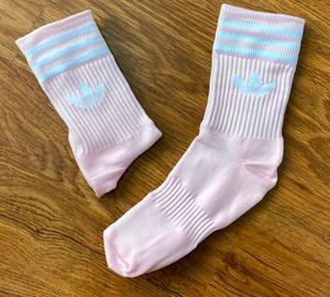 Adidas Pastel Pink Socks