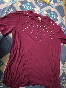H&amp;m Rinestone Top