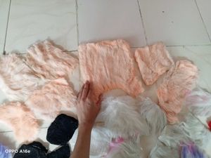 Velvet Piecs/ Teddy Making Cutting