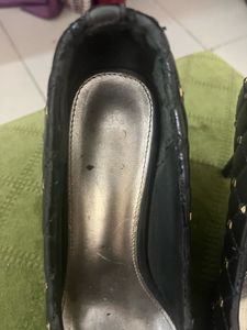 Studded Black Heels Combo