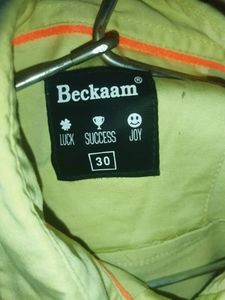 Beckaam Shirt  Yellow In Colour