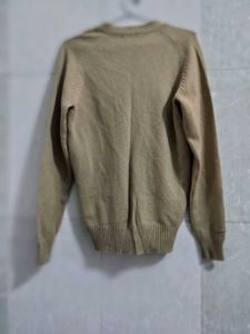 Branded Pastel Brown Cardigan
