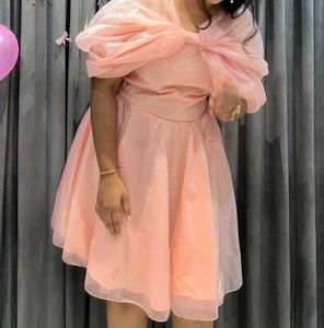 Pink bow birthday dress 👗