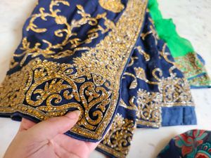 daimond work sareee heavy saree best quality 😍