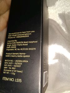 MARS Plush Velvet Lipstick