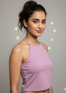 Lilac Halter Top